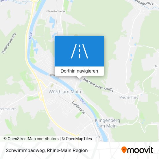 Schwimmbadweg Karte