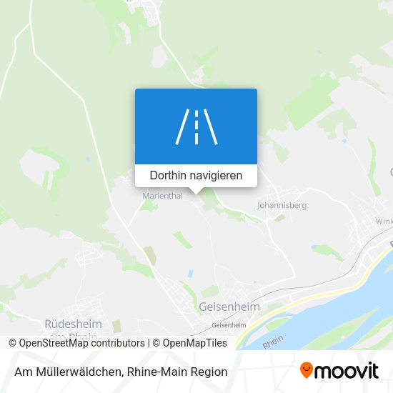 Am Müllerwäldchen Karte