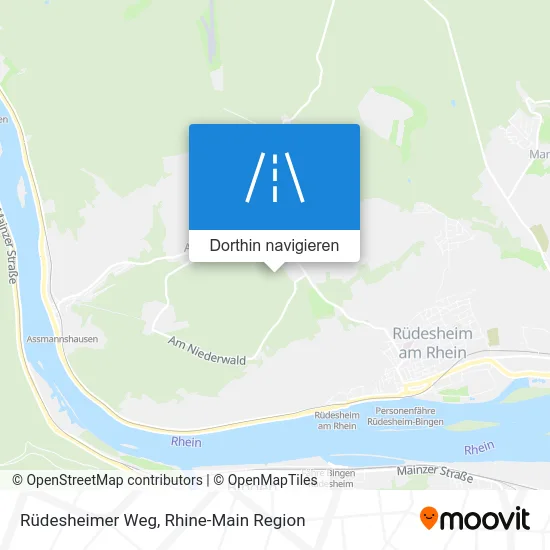 Rüdesheimer Weg Karte