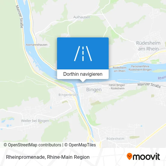 Rheinpromenade Karte