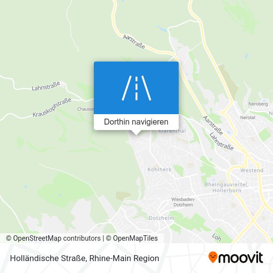 Holländische Straße Karte
