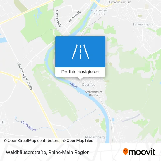 Waldhäuserstraße Karte