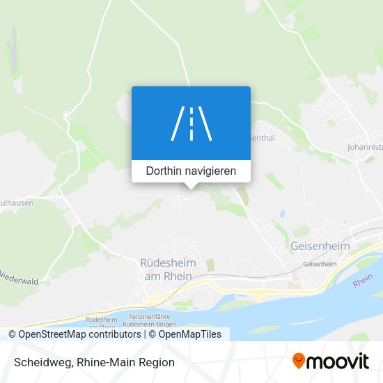 Scheidweg Karte