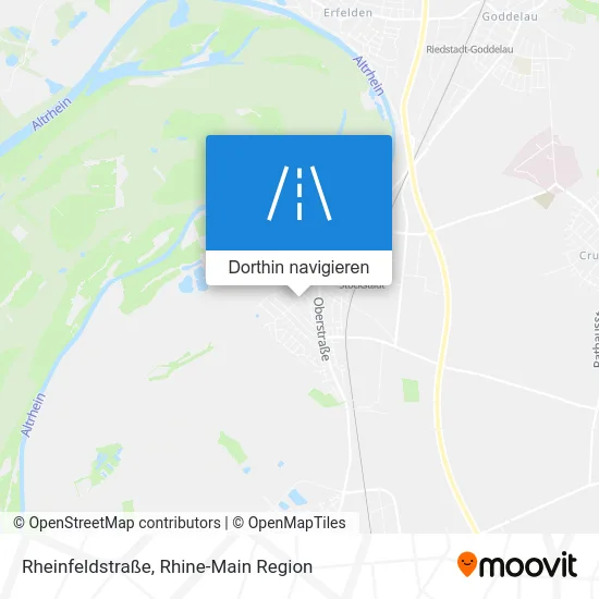Rheinfeldstraße Karte