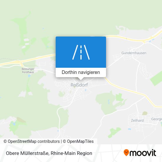 Obere Müllerstraße Karte