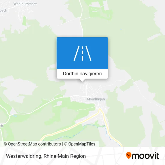 Westerwaldring Karte