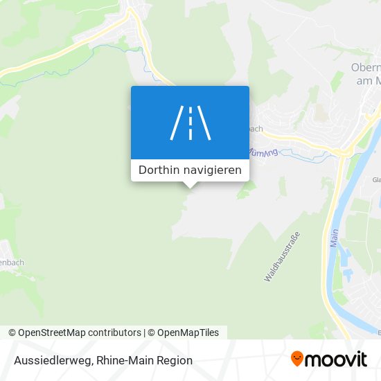 Aussiedlerweg Karte