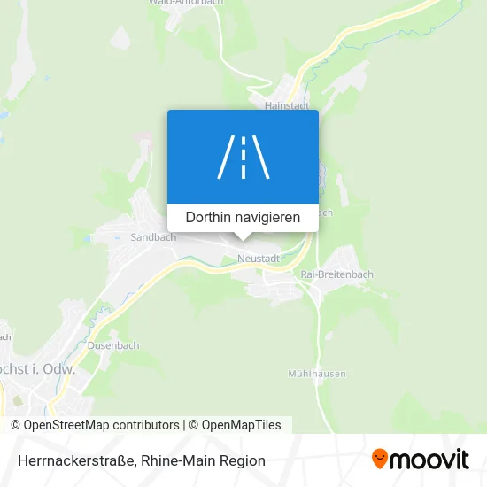 Herrnackerstraße Karte