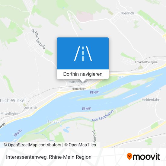 Interessentenweg Karte