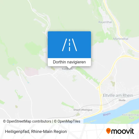 Heiligenpfad Karte
