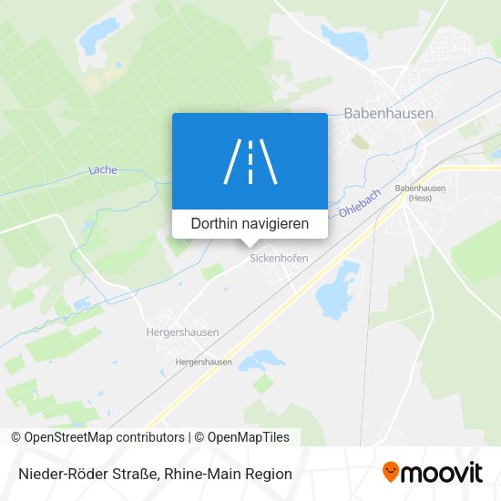 Nieder-Röder Straße Karte
