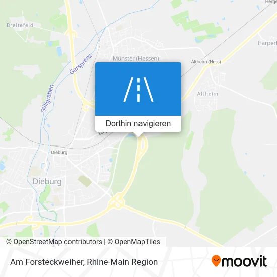 Am Forsteckweiher Karte