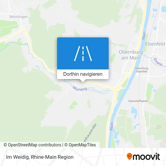 Im Weidig Karte