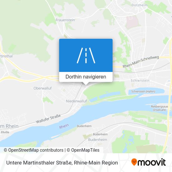 Untere Martinsthaler Straße Karte