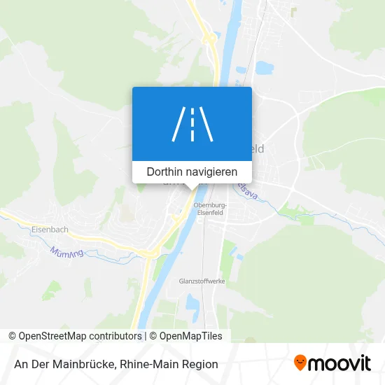 An Der Mainbrücke Karte