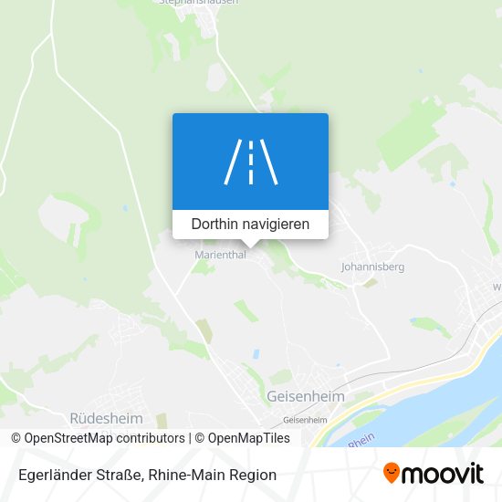 Egerländer Straße Karte