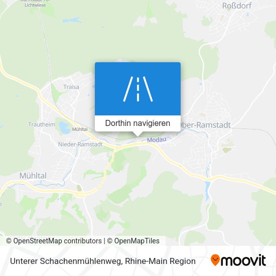 Unterer Schachenmühlenweg Karte