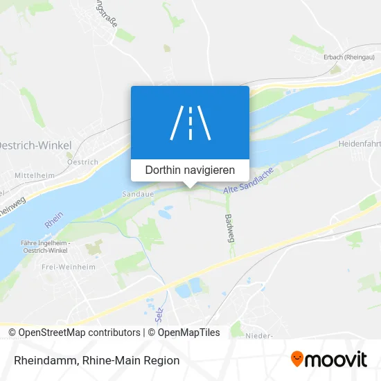 Rheindamm Karte
