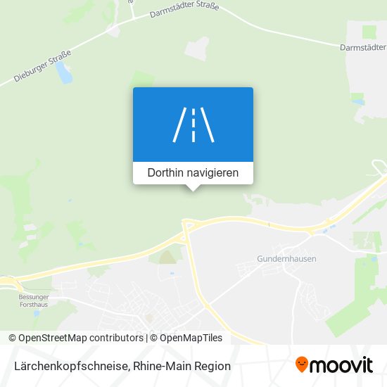 Lärchenkopfschneise Karte