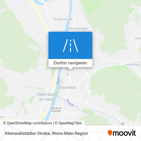 Kleinwallstädter Straße Karte