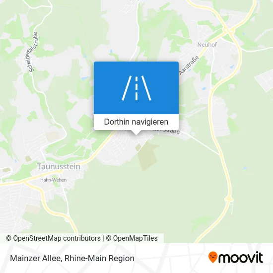 Mainzer Allee Karte