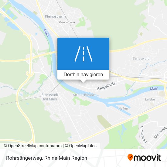 Rohrsängerweg Karte