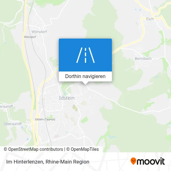 Im Hinterlenzen Karte