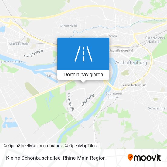 Kleine Schönbuschallee Karte