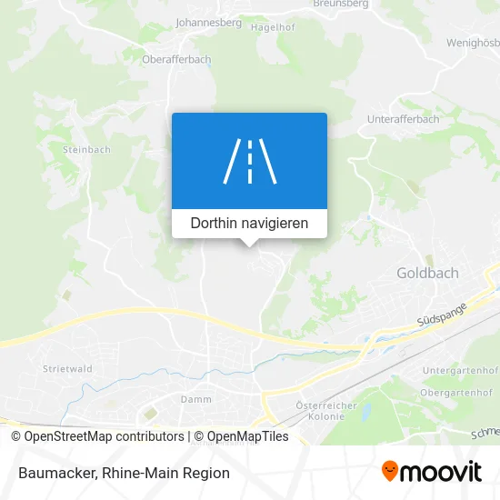 Baumacker Karte