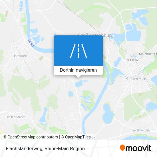 Flachsländerweg Karte