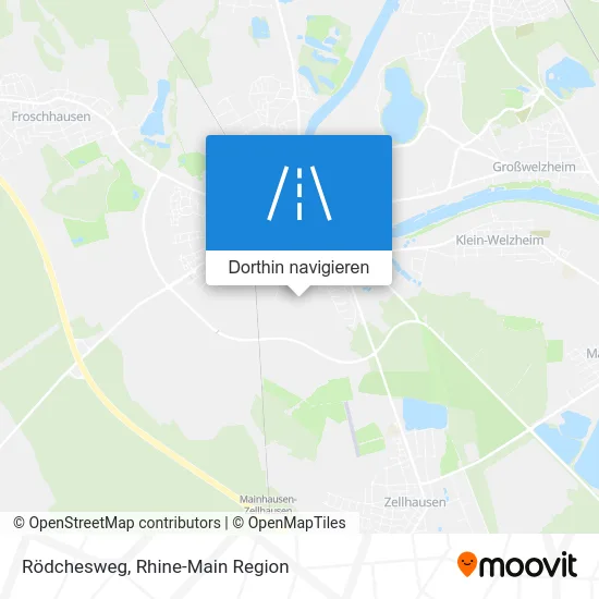 Rödchesweg Karte