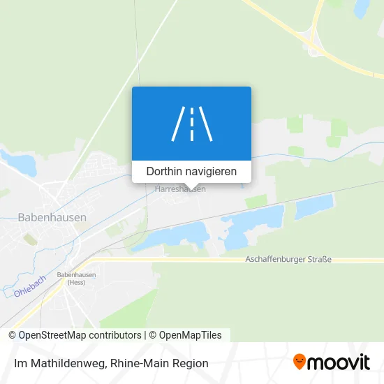 Im Mathildenweg Karte