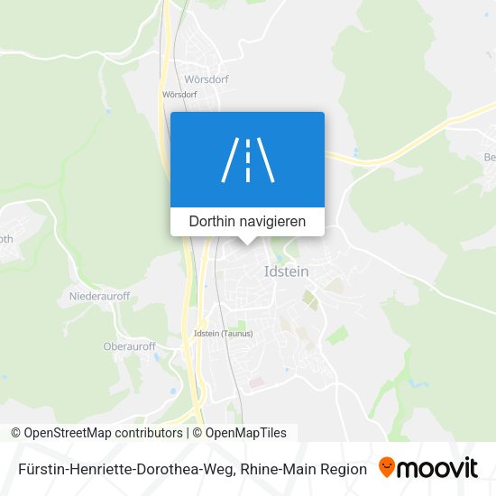 Fürstin-Henriette-Dorothea-Weg Karte
