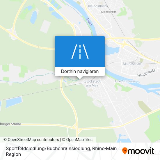 Sportfeldsiedlung / Buchenrainsiedlung Karte