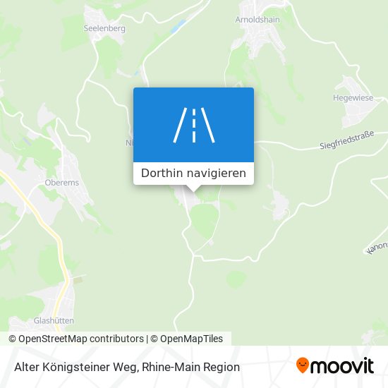 Alter Königsteiner Weg Karte