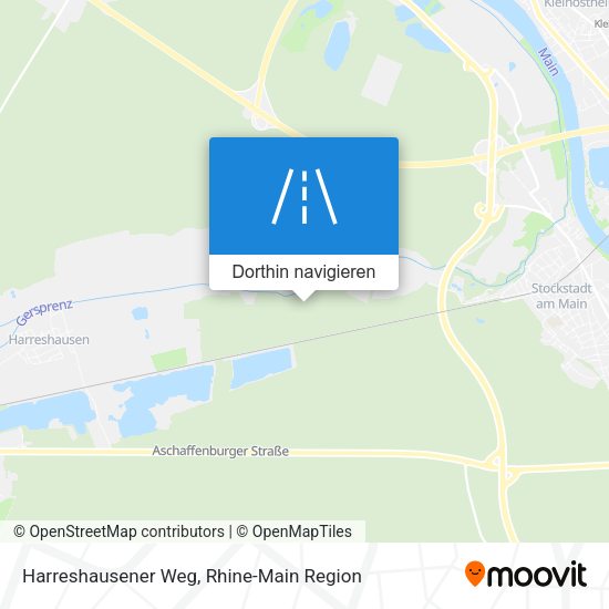 Harreshausener Weg Karte