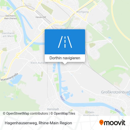 Hagenhausenweg Karte