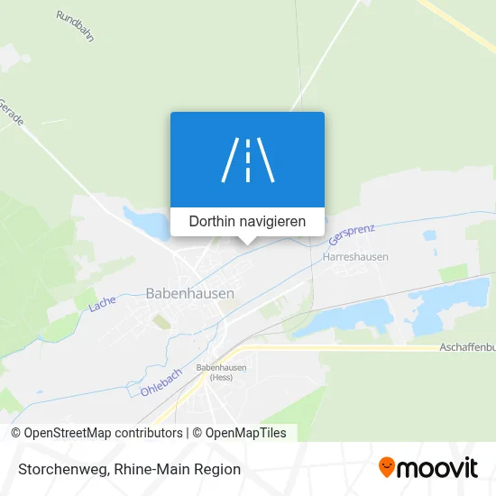 Storchenweg Karte