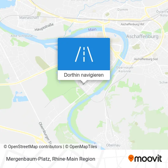 Mergenbaum-Platz Karte