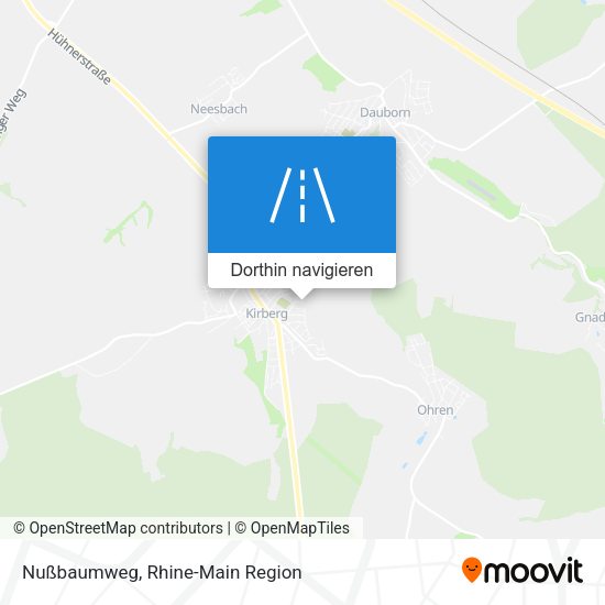 Nußbaumweg Karte