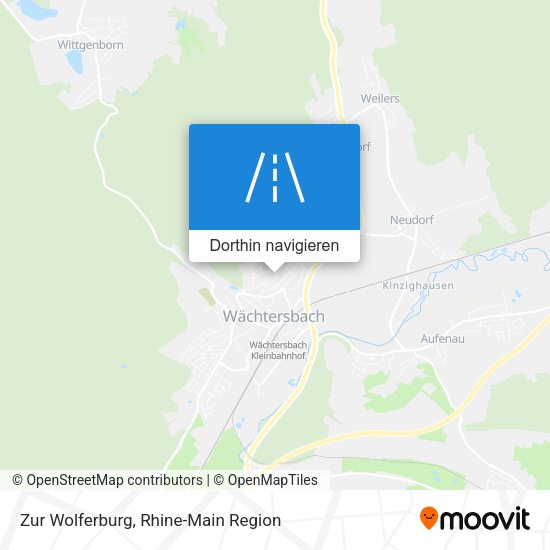 Zur Wolferburg Karte