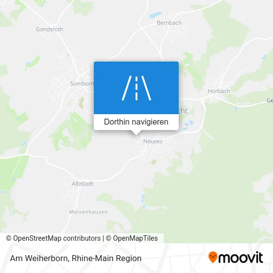 Am Weiherborn Karte