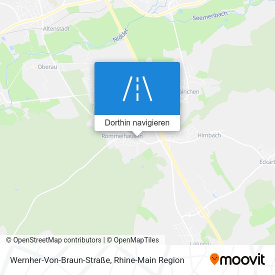 Wernher-Von-Braun-Straße Karte