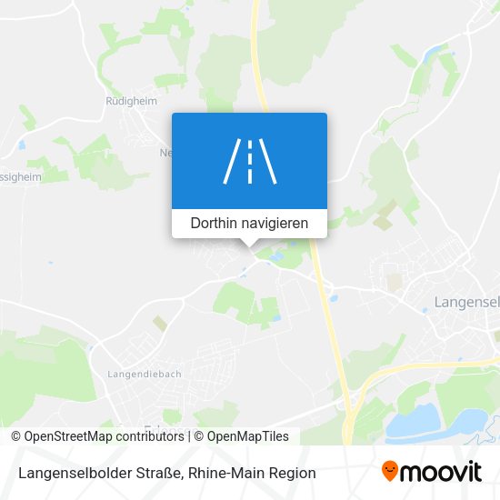 Langenselbolder Straße Karte