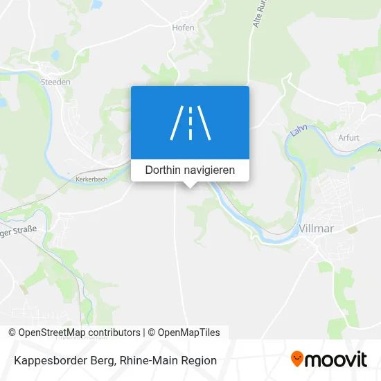 Kappesborder Berg Karte