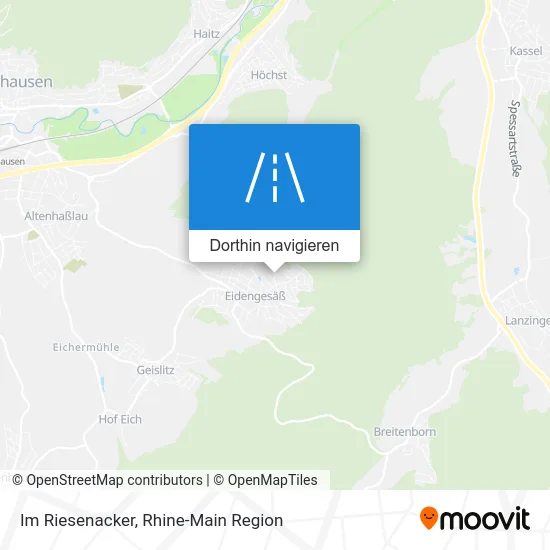 Im Riesenacker Karte