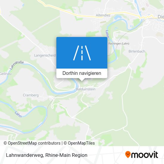 Lahnwanderweg Karte