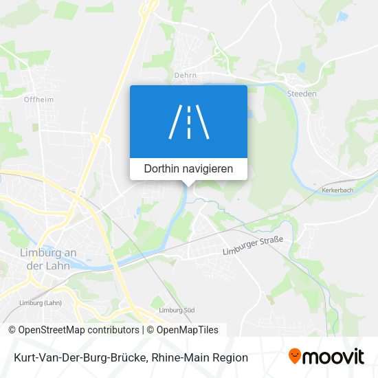 Kurt-Van-Der-Burg-Brücke Karte