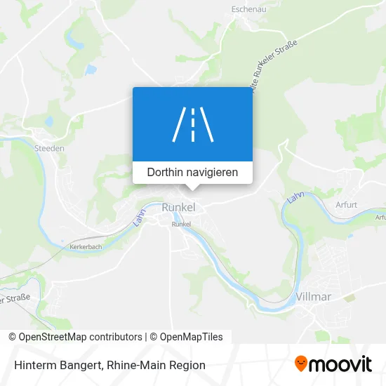 Hinterm Bangert Karte