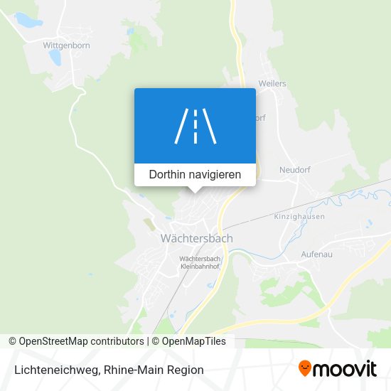 Lichteneichweg Karte